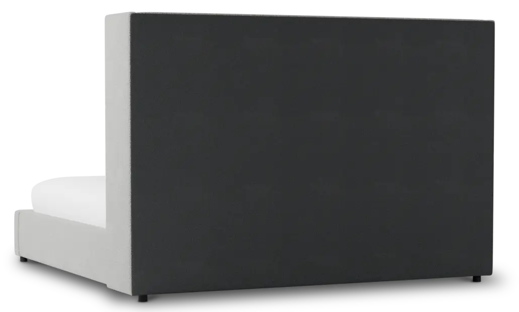 Captiva Sutton Gray 60" Upholstered Shelter Bed Captiva Sutton Gray 60" Upholstered Shelter Bed