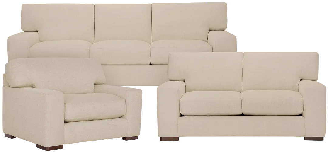 Veronica Khaki Down Living Room