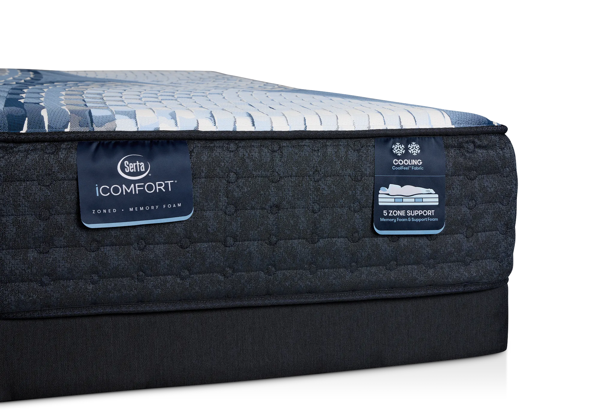 Serta Icomfort Elana Firm Low-profile Mattress Set