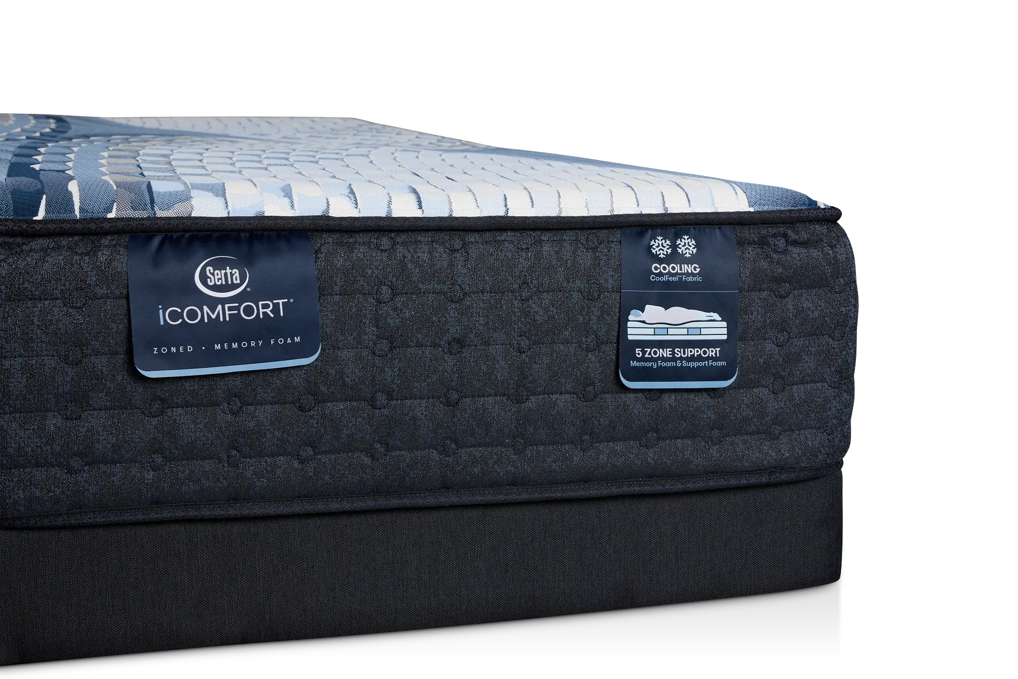Serta Icomfort Elana Firm Low-profile Mattress Set Serta Icomfort Elana Firm Low-profile Mattress Set