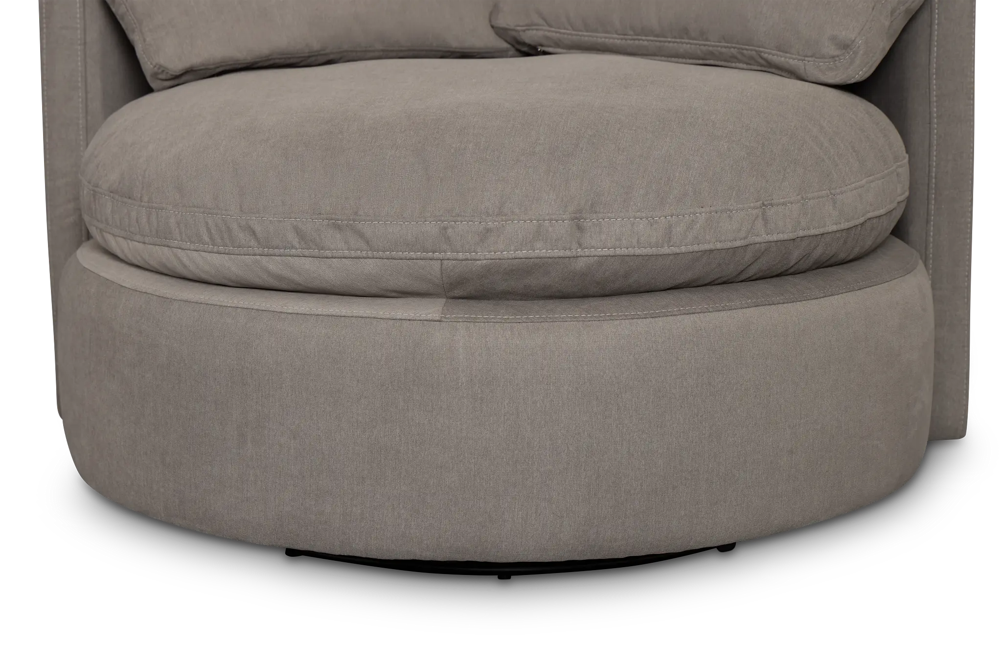 Orbit Gray Micro Swivel Accent Chair Orbit Gray Micro Swivel Accent Chair