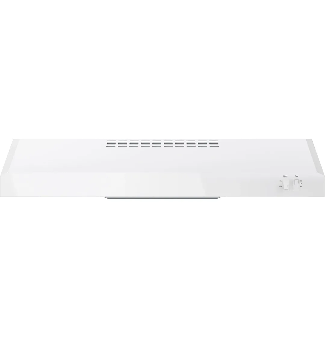 Ge 3300 Series White 30" Undercabinet Vent Hood