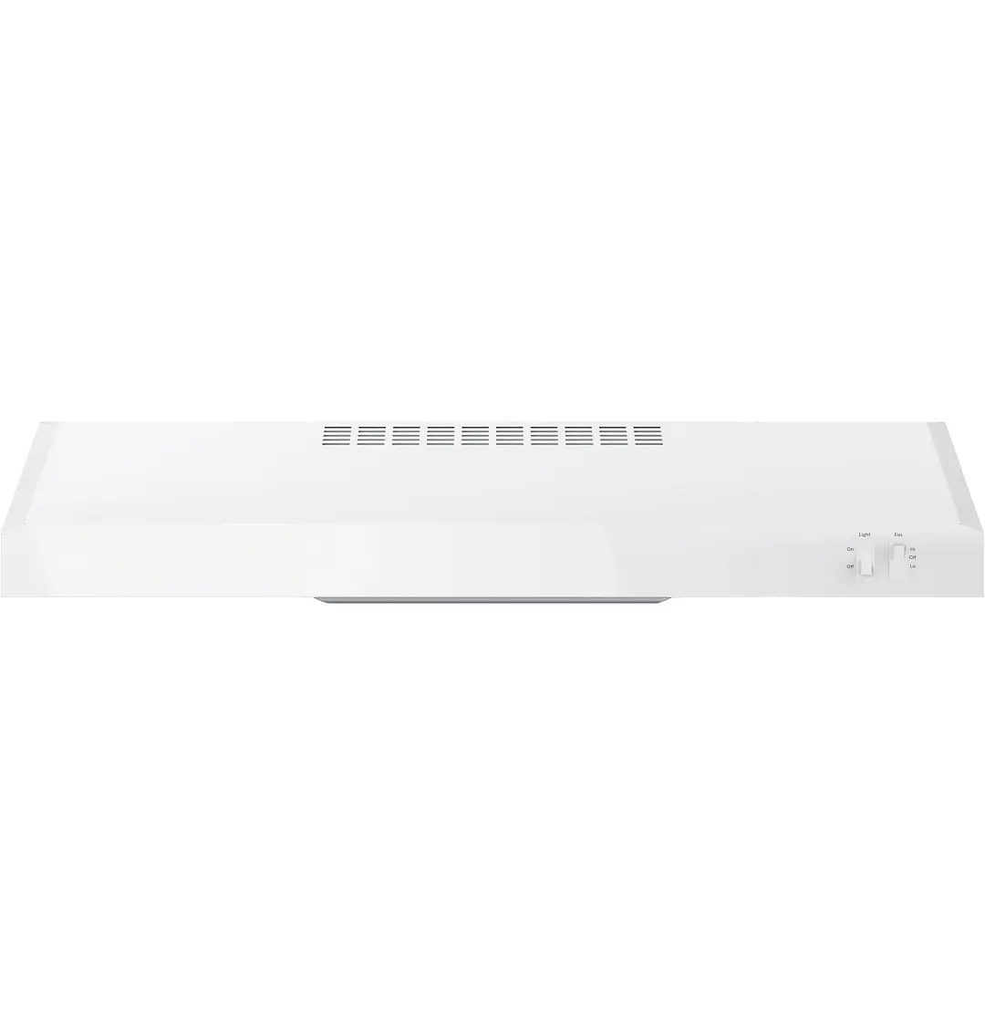 Ge 3300 Series White 30" Undercabinet Vent Hood Ge 3300 Series White 30" Undercabinet Vent Hood