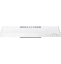 Ge 3300 Series White 30" Undercabinet Vent Hood