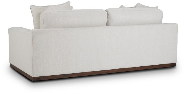 Mckenzie White Fabric Sofa