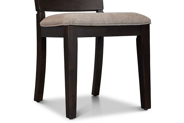 Sienna Dark Tone Slat Side Chair
