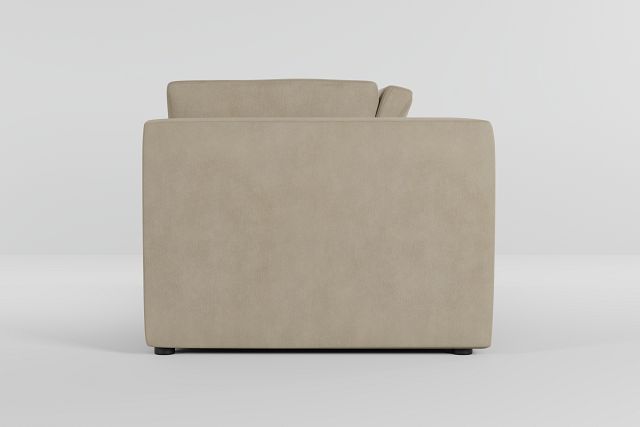 Destin Peyton Beige Fabric 2-piece Modular Sofa