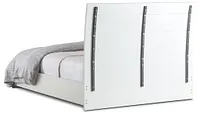 Oslo White Platform Bed