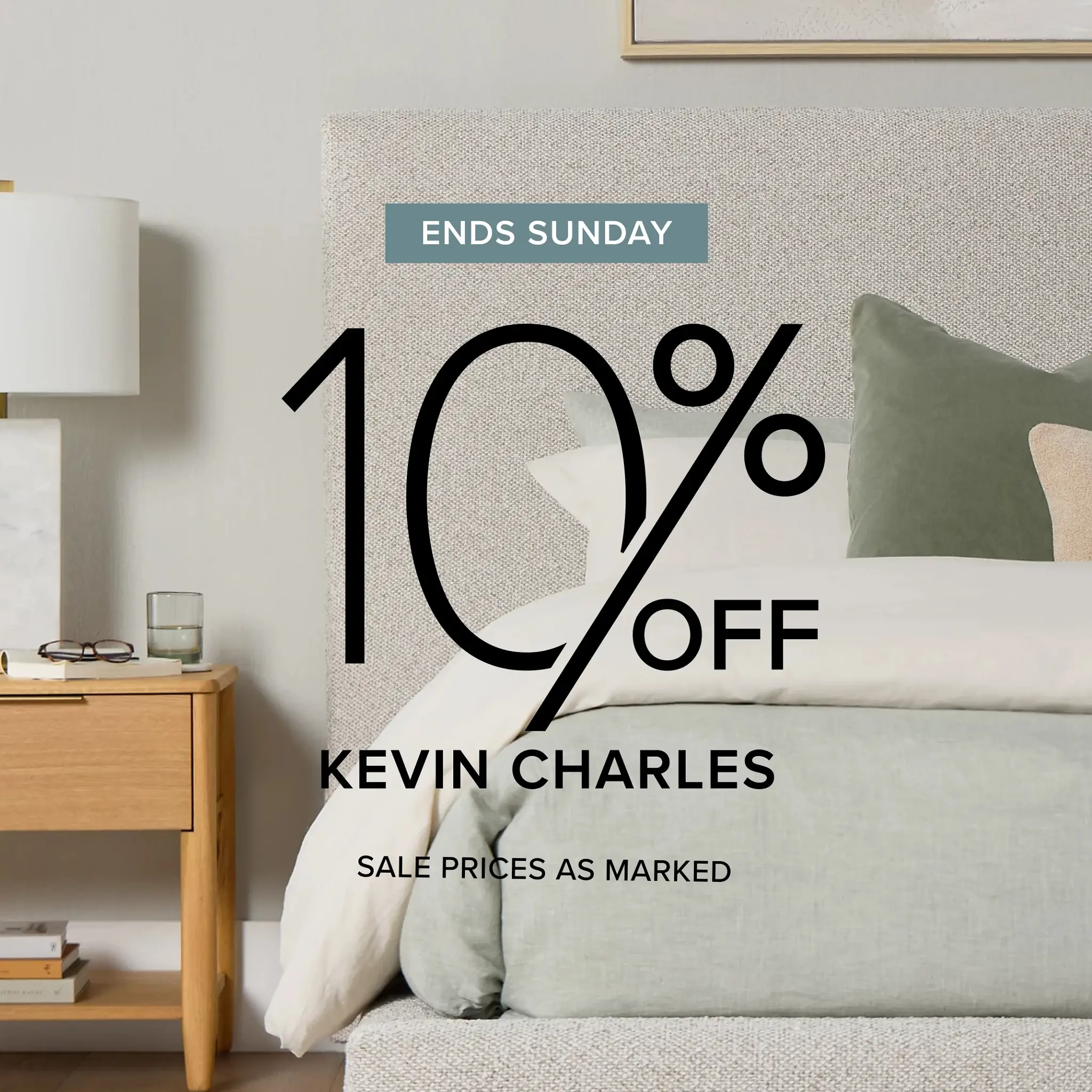 10% Off Kevin Charles