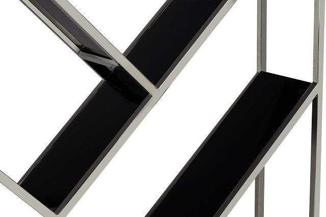 Arrow Black Bookcase