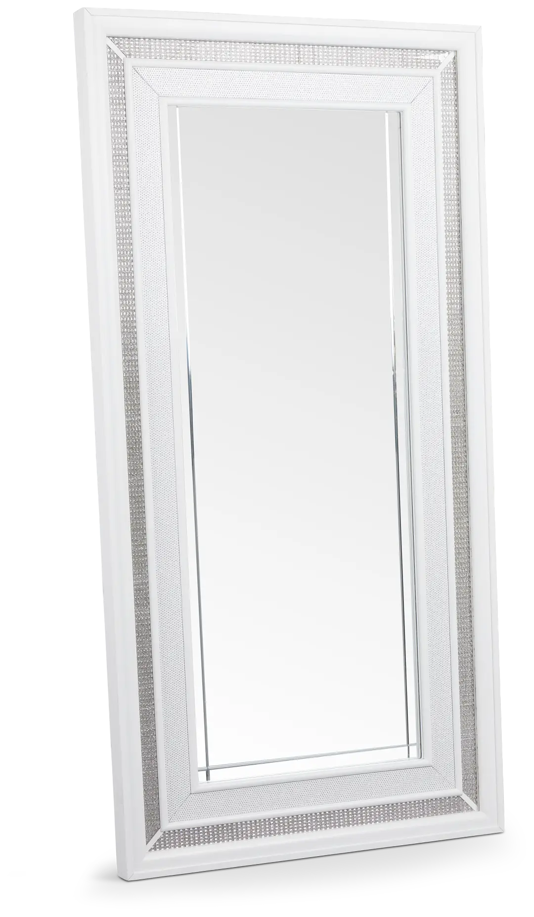 Milan White Floor Mirror Milan White Floor Mirror