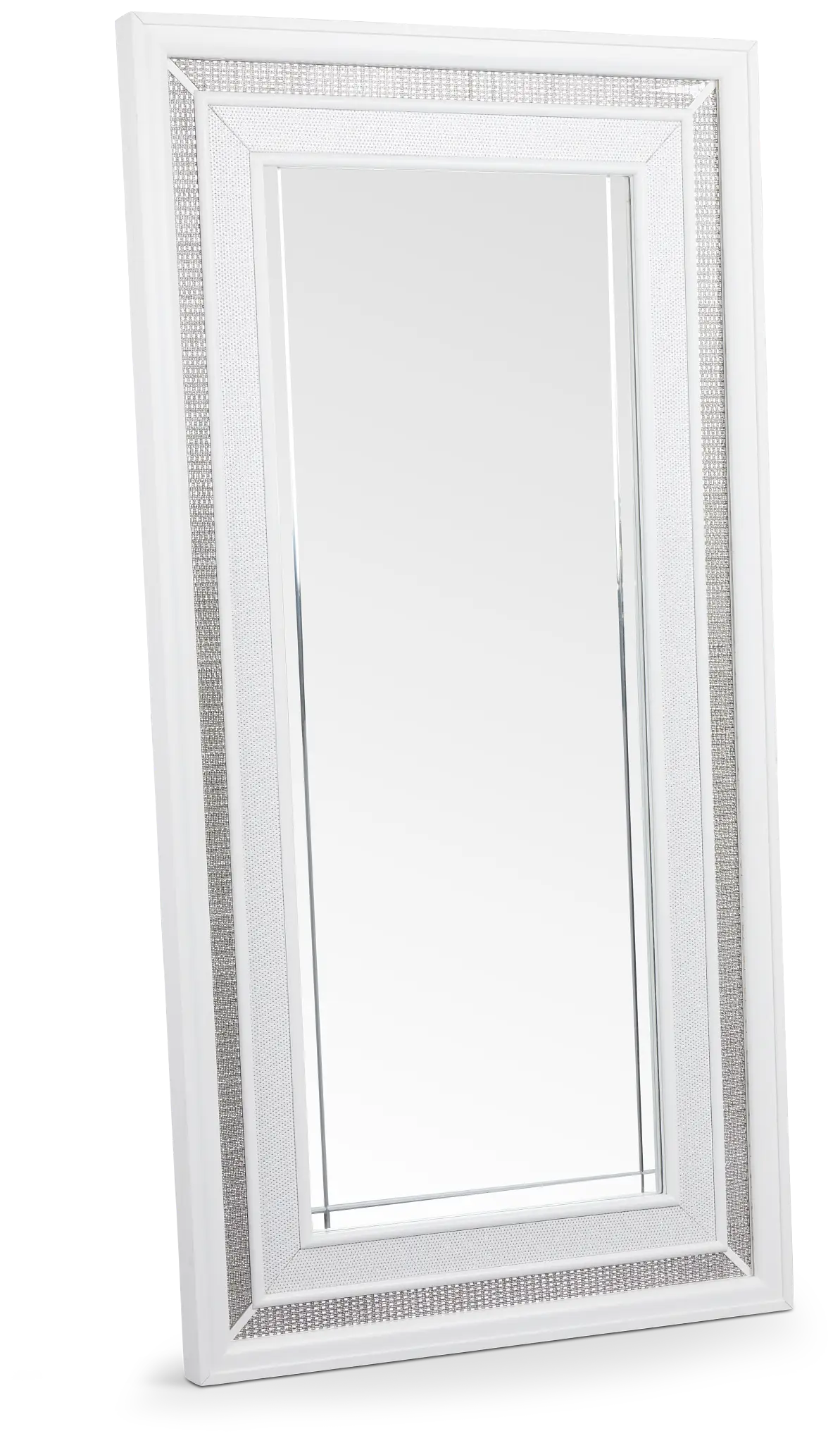 Milan White Floor Mirror Milan White Floor Mirror