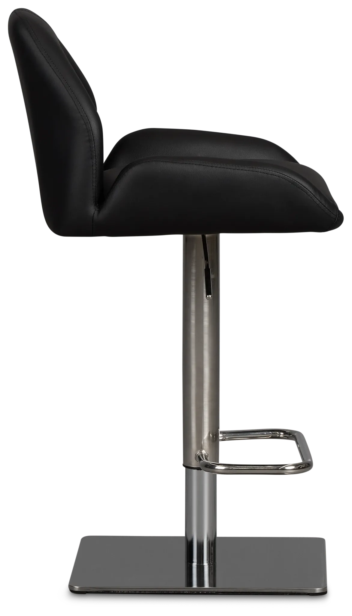 Fairfax Black Uph Adjustable Stool