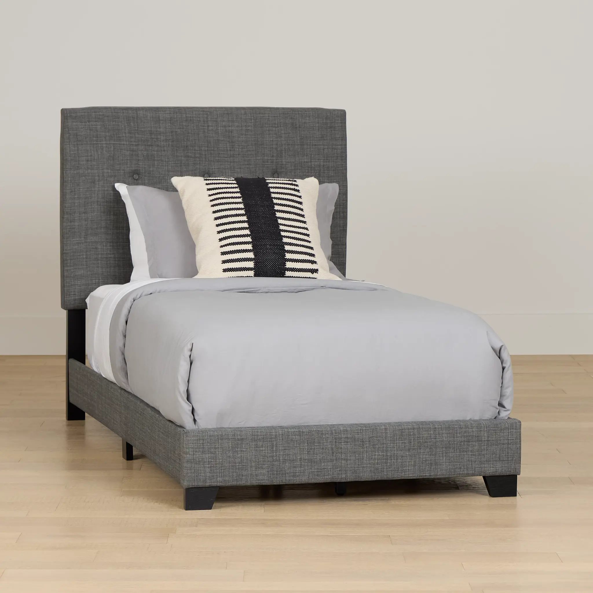 Flagler Gray Uph Panel Bed Flagler Gray Uph Panel Bed