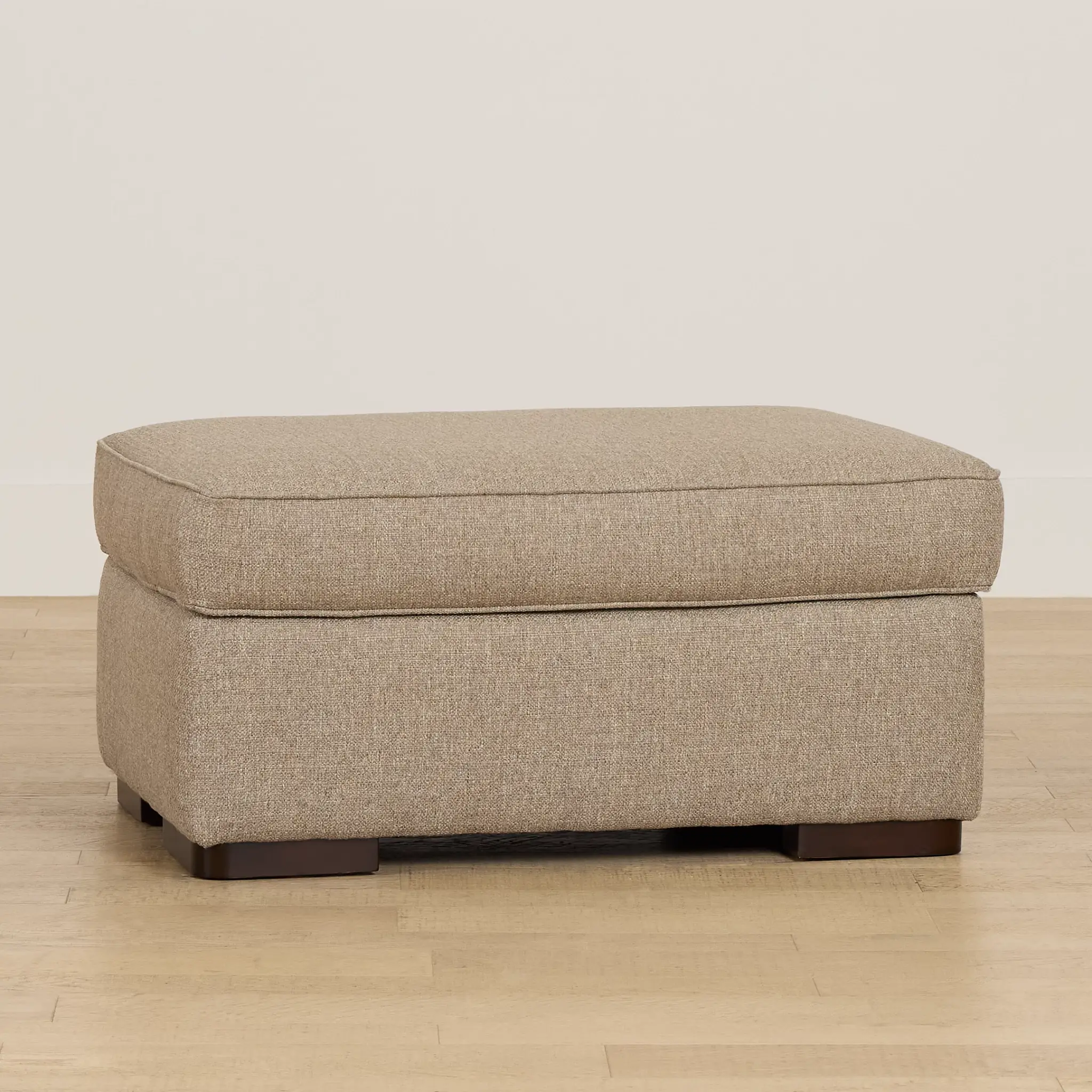 Sinclair Brown Fabric Ottoman Sinclair Brown Fabric Ottoman