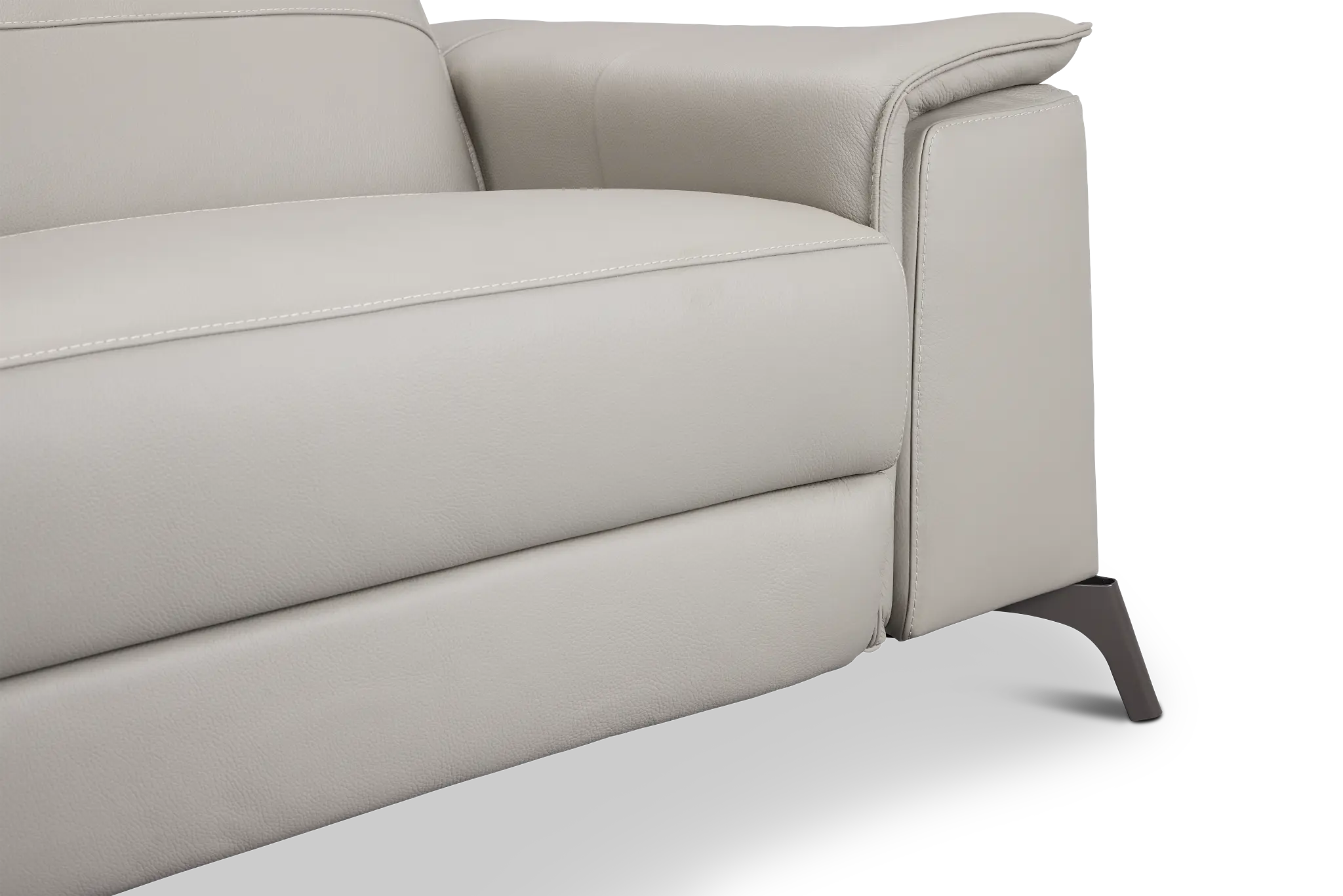 Pearson Gray Leather Power Reclining Sofa Pearson Gray Leather Power Reclining Sofa