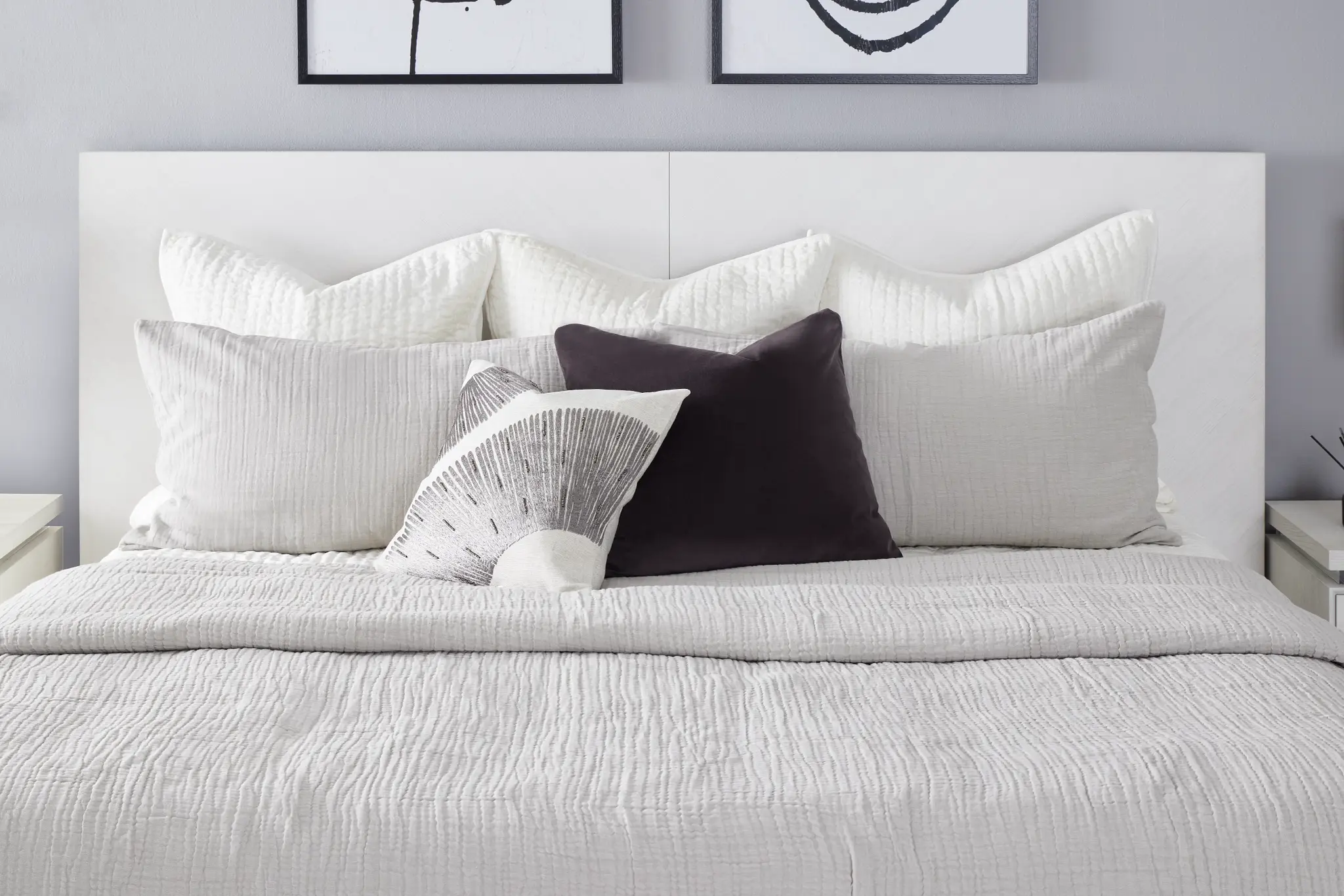 Bal Harbour White Panel Bed Bal Harbour White Panel Bed