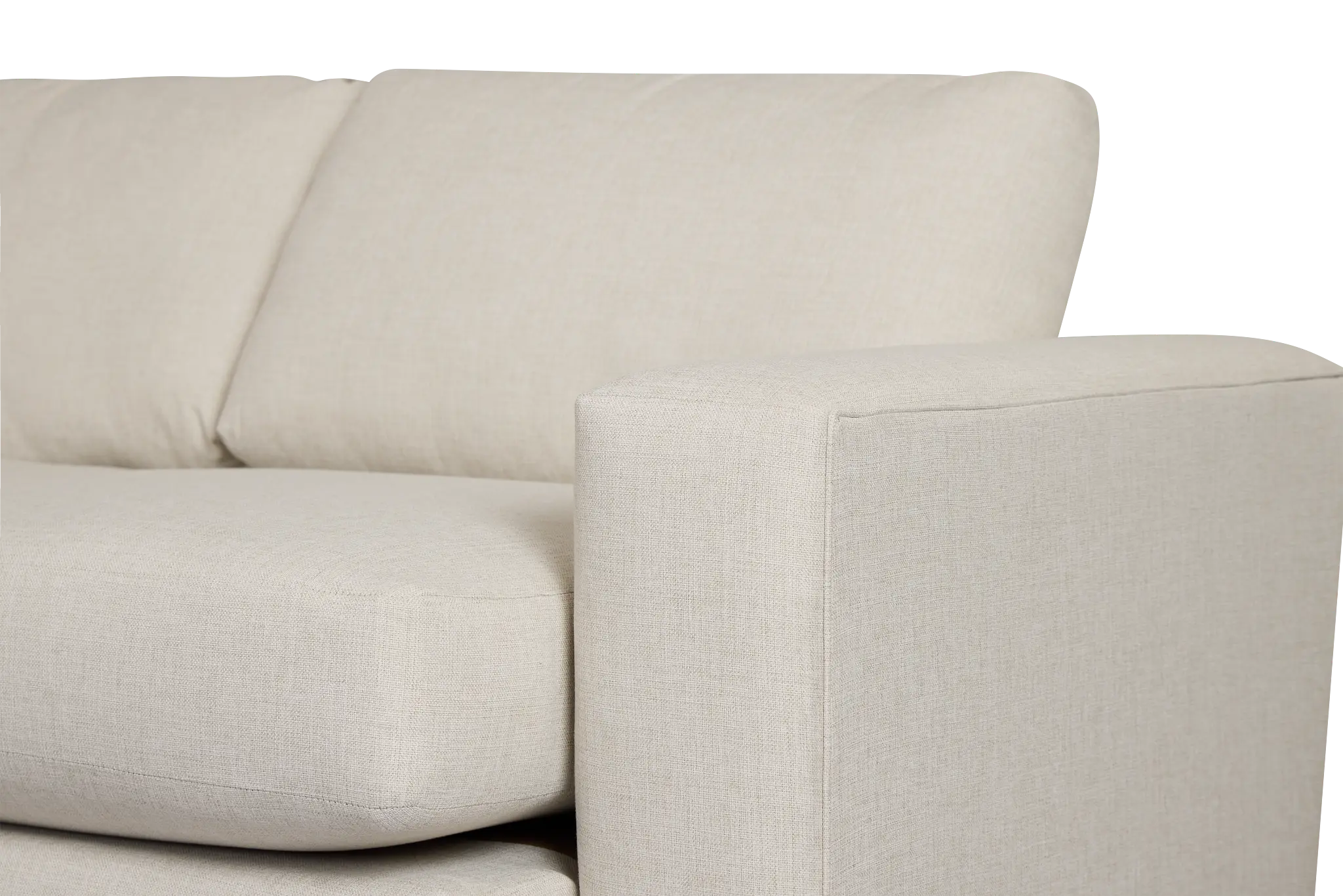 Brantley Light Beige Fabric Left Chaise Sectional Brantley Light Beige Fabric Left Chaise Sectional