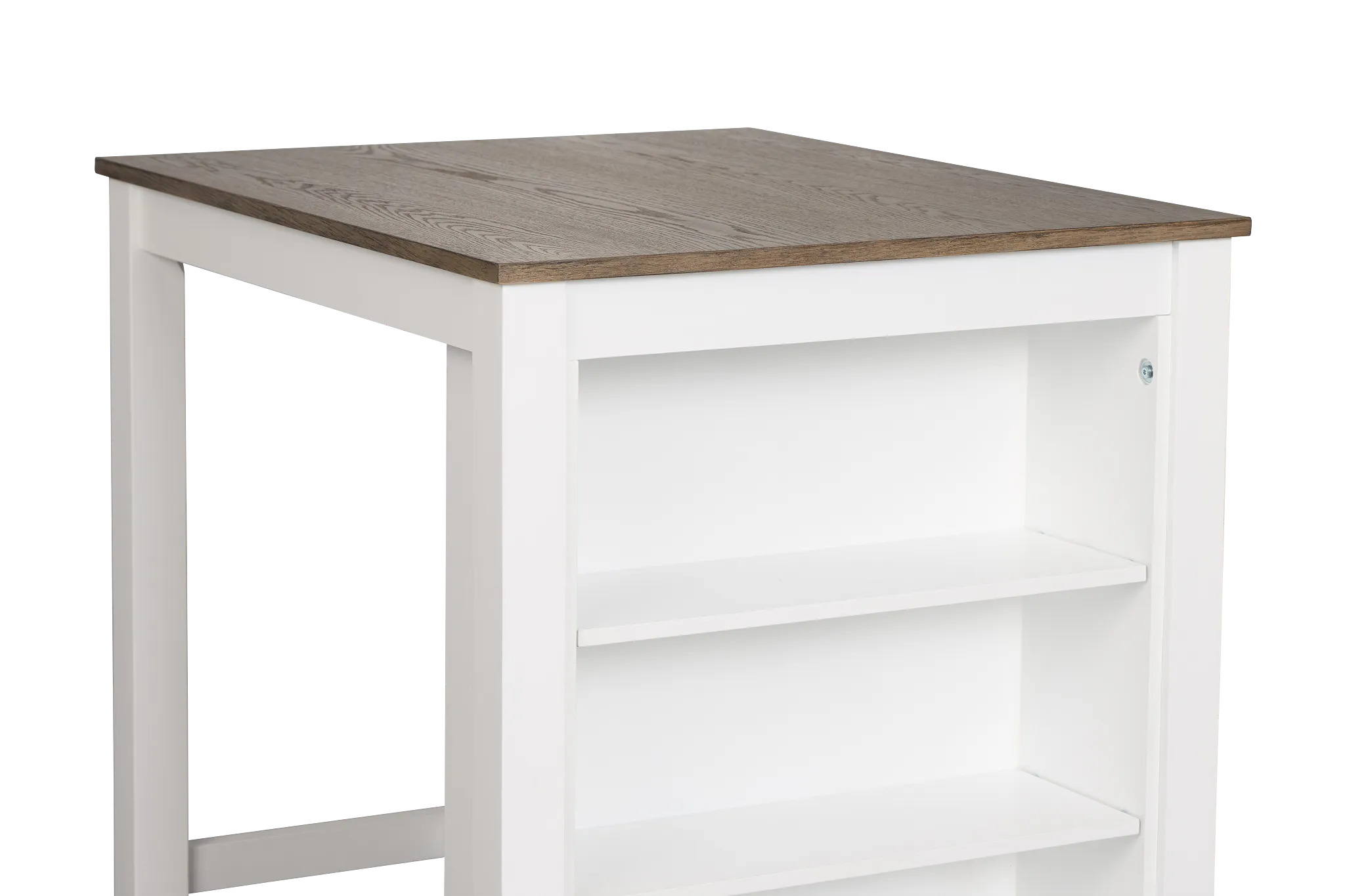 Edgartown Two-tone Storage High Dining Table