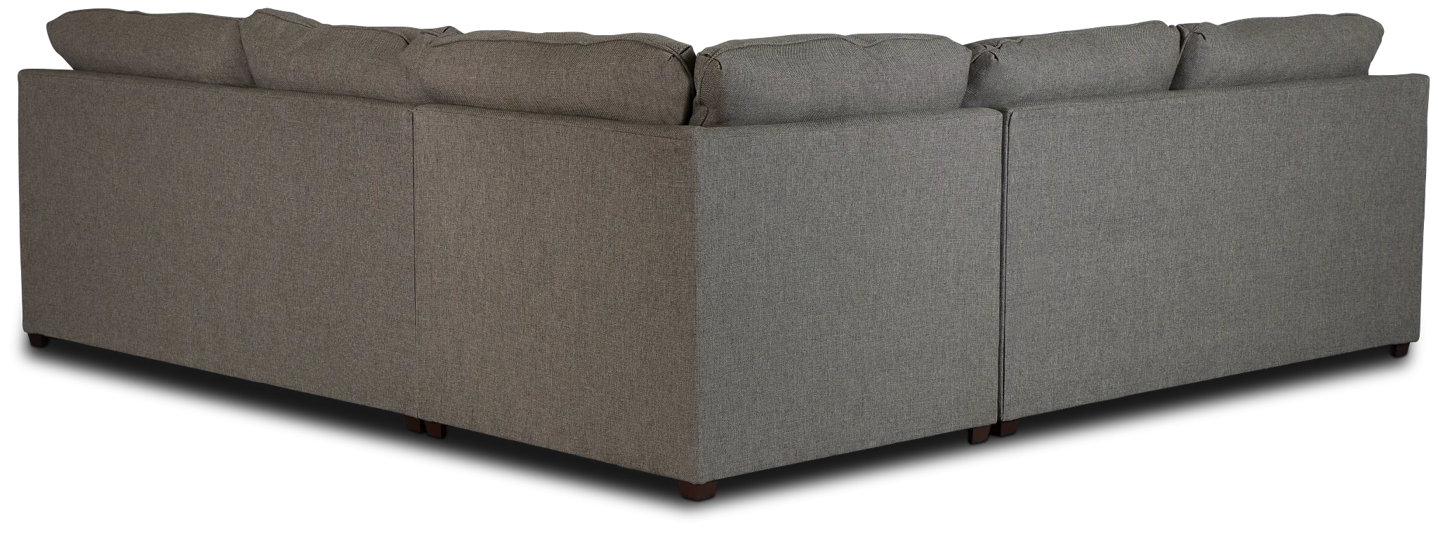 Asheville Brown Cool Mfoam Two-arm Right Memory Foam Sleeper Sectional