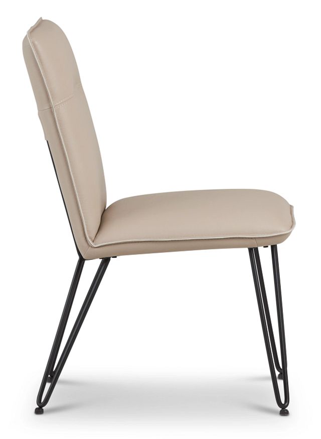 Demi Taupe Upholstered Side Chair