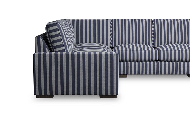 Edgewater Sea Lane Navy Medium Right Chaise Sectional