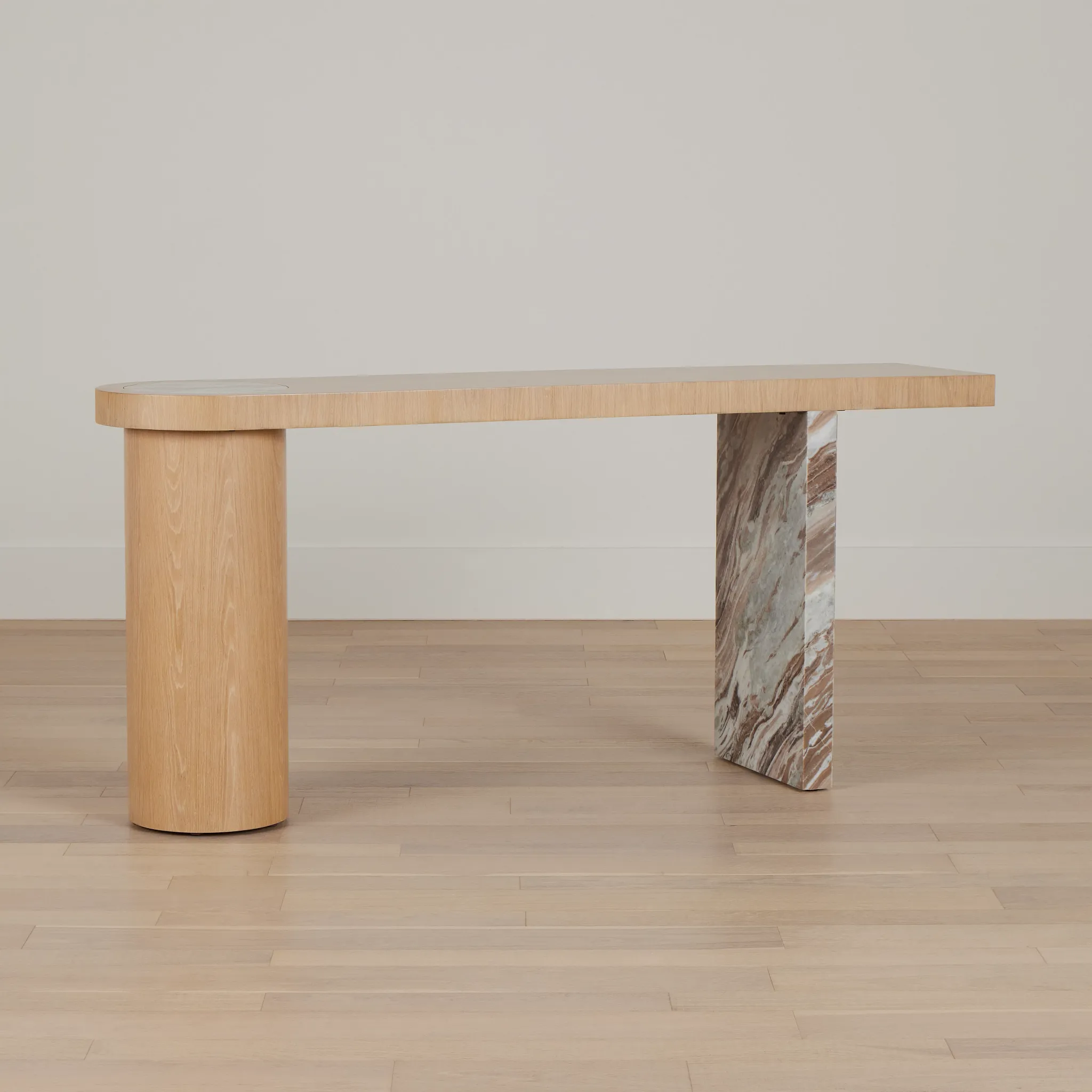 Malibu Light Tone Console Table