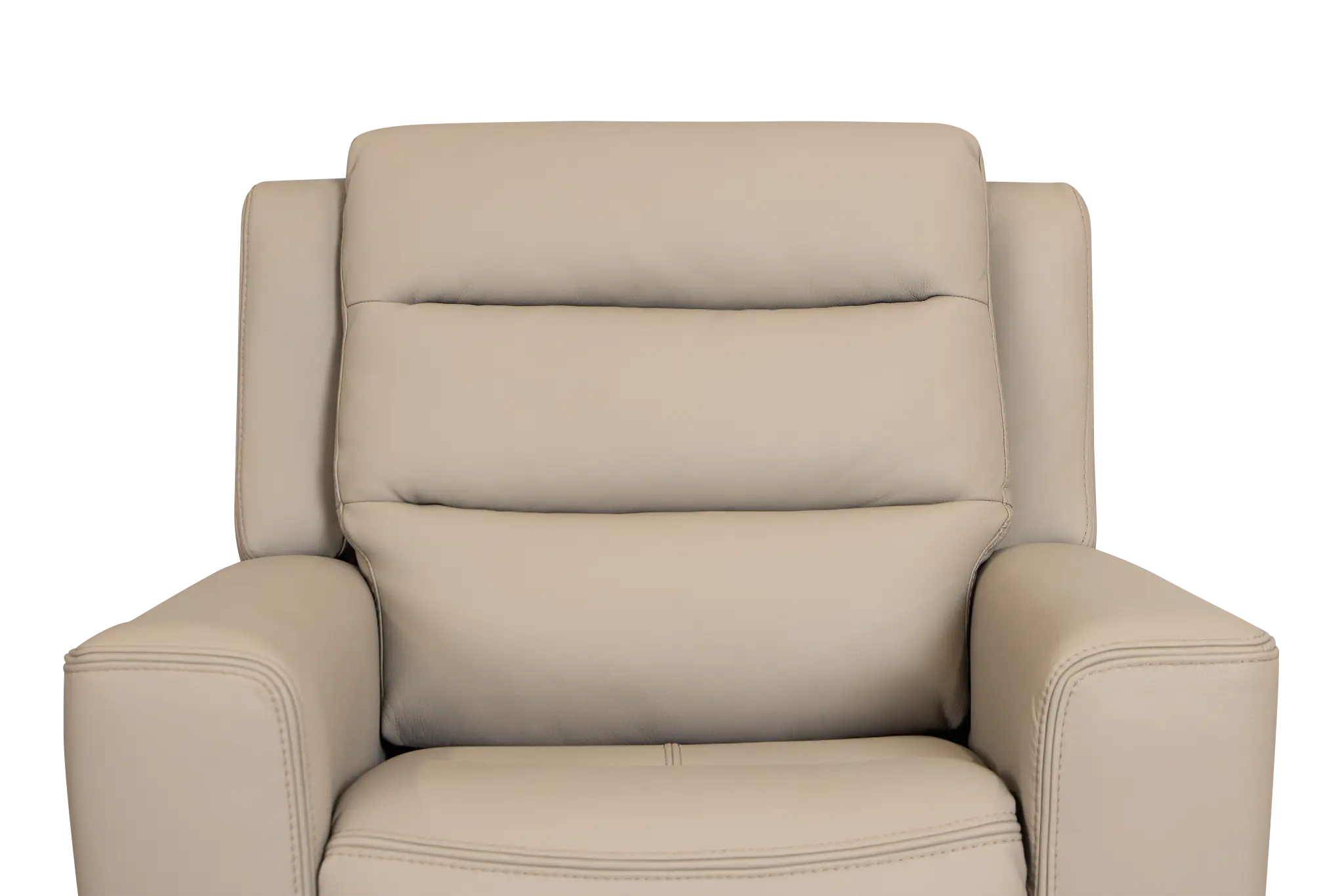 Wilder Taupe Leather Power Recliner With Power Headrest Wilder Taupe Leather Power Recliner With Power Headrest