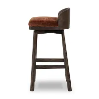 Four Hands Cloris Dark Tone 30" Upholstered Barstool