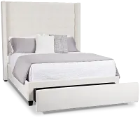Marco White Uph Platform Storage Bed