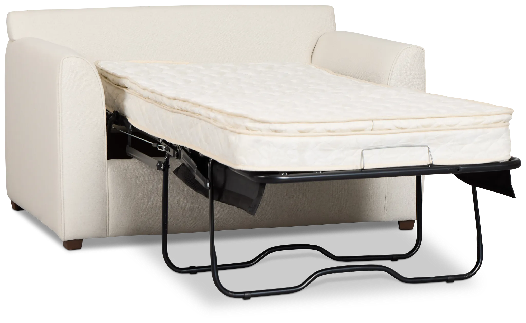 Tate Light Beige Fabric Innerspring Sleeper