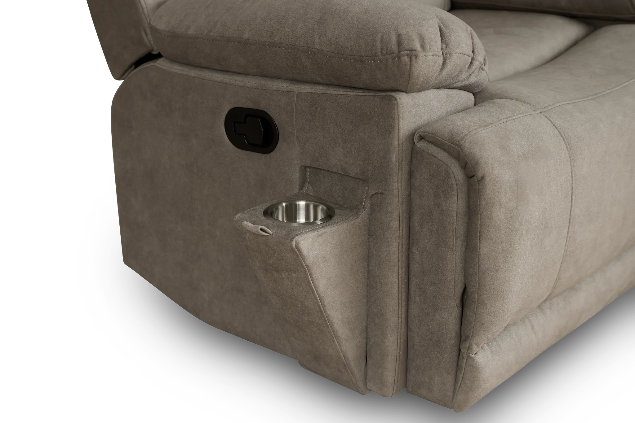 Benson Beige Micro Recliner