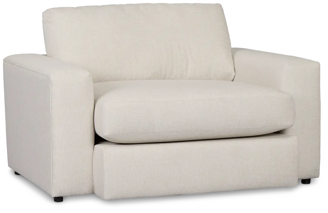 Brantley Light Beige Fabric Oversized Chair Brantley Light Beige Fabric Oversized Chair