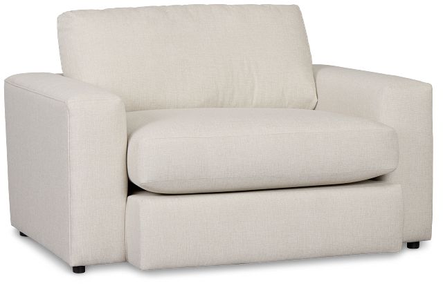 Brantley Light Beige Fabric Oversized Chair