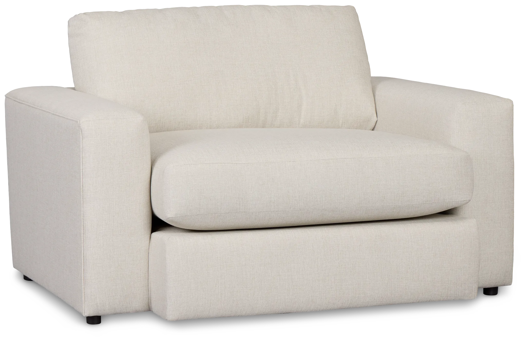 Brantley Light Beige Fabric Oversized Chair