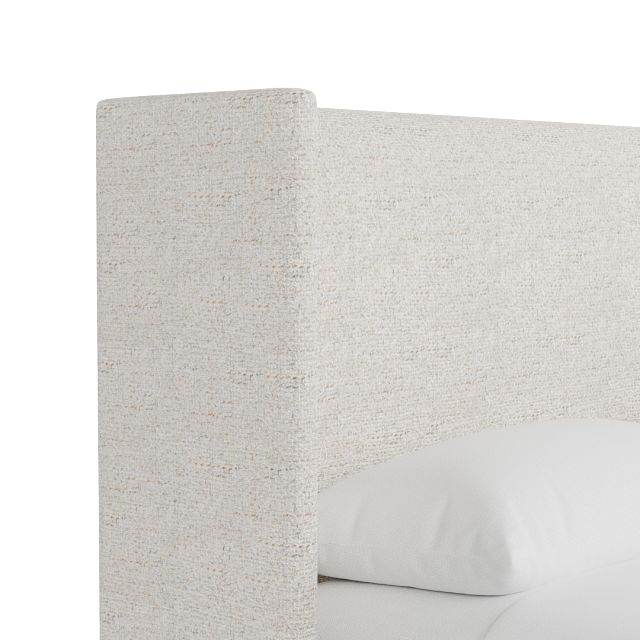 Captiva Natural Beauty Beige 48" Upholstered Shelter Bed