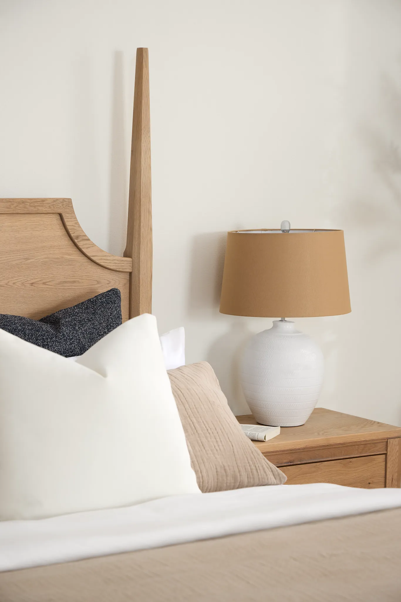 Casper Light Beige Table Lamp