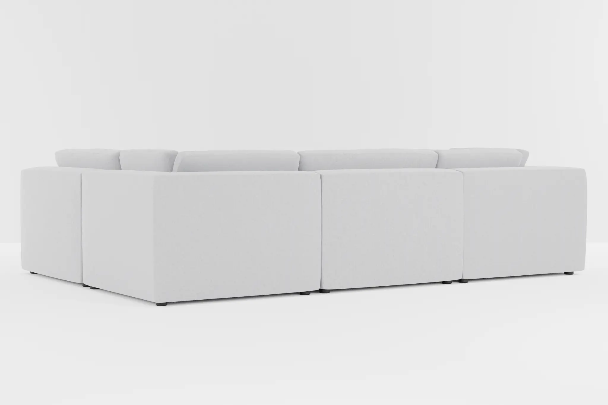 Destin Delray Light Gray Fabric 6-piece Pit Sectional Destin Delray Light Gray Fabric 6-piece Pit Sectional