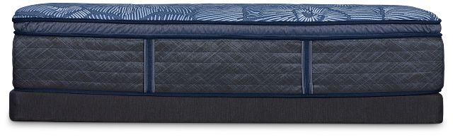 Serta Perfect Sleeper Cobalt Calm Plush Low-profile Mattress Set