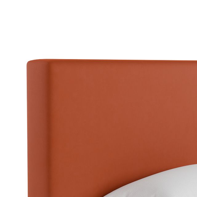 Grayton Joya Orange 54" Upholstered Platform Bed