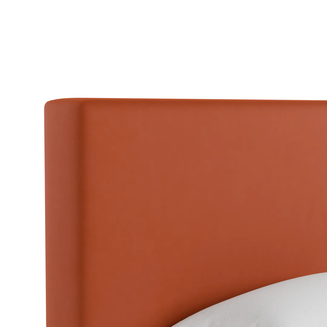 Grayton Joya Orange 54" Upholstered Platform Bed