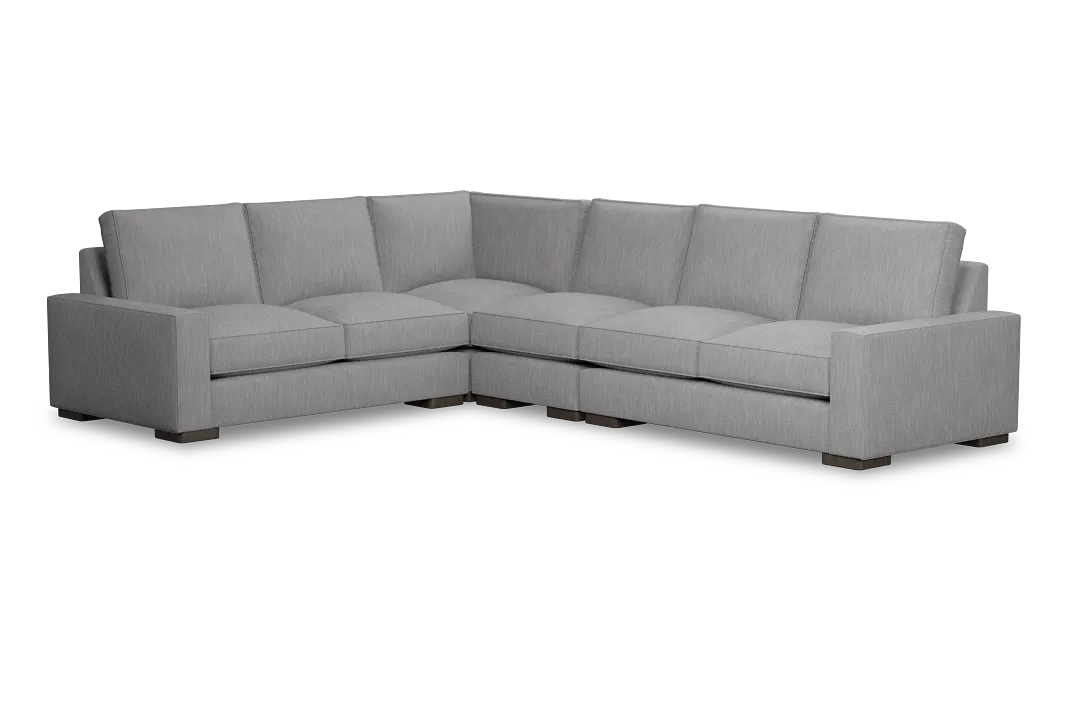 Edgewater Revenue Gray Medium Two-arm Sectional