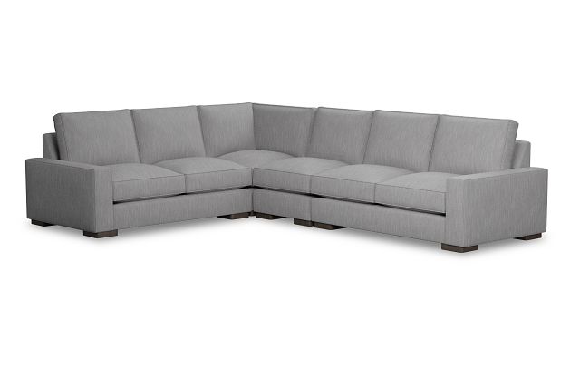 Edgewater Revenue Gray Medium Two-arm Sectional