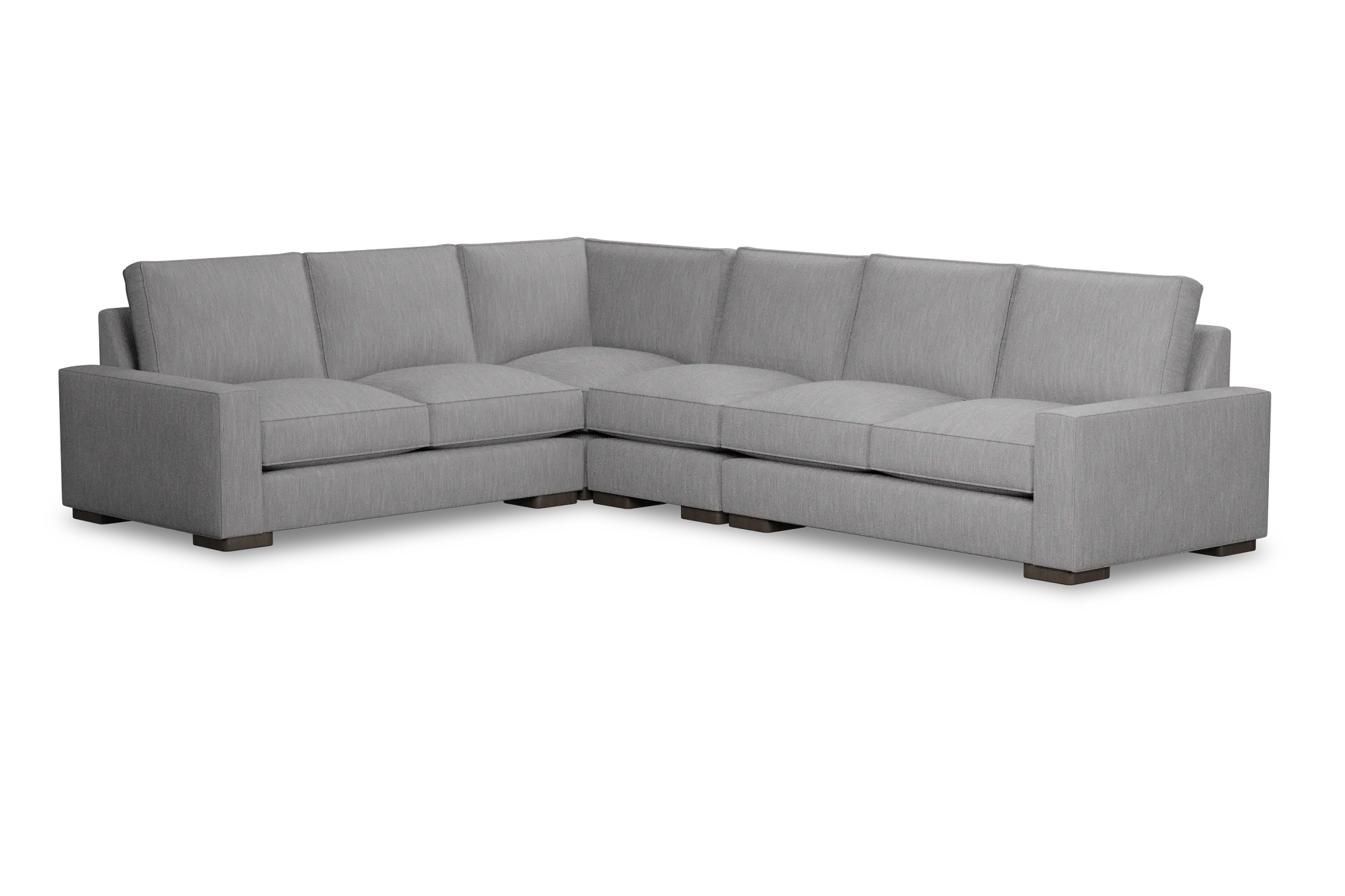 Edgewater Revenue Gray Medium Two-arm Sectional