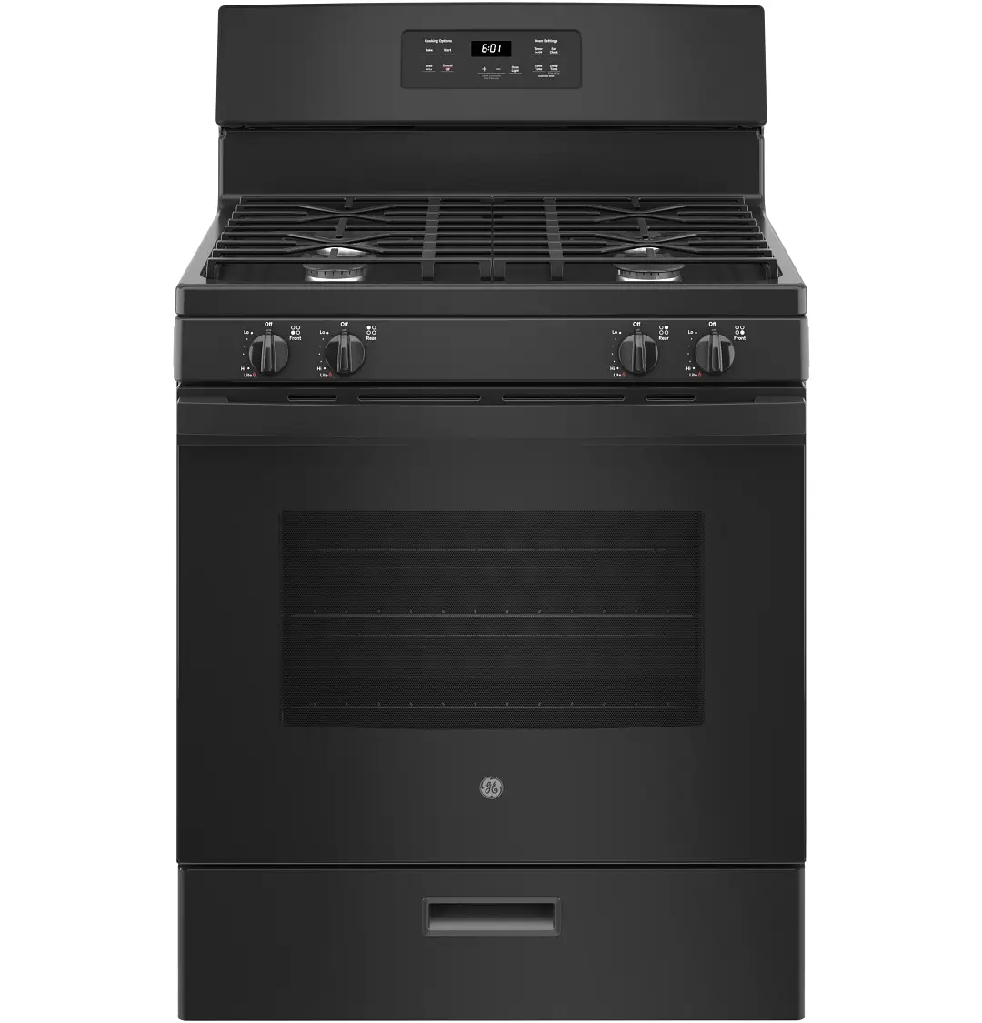 Ge 61 Series Black 30" Gas Range Ge 61 Series Black 30" Gas Range
