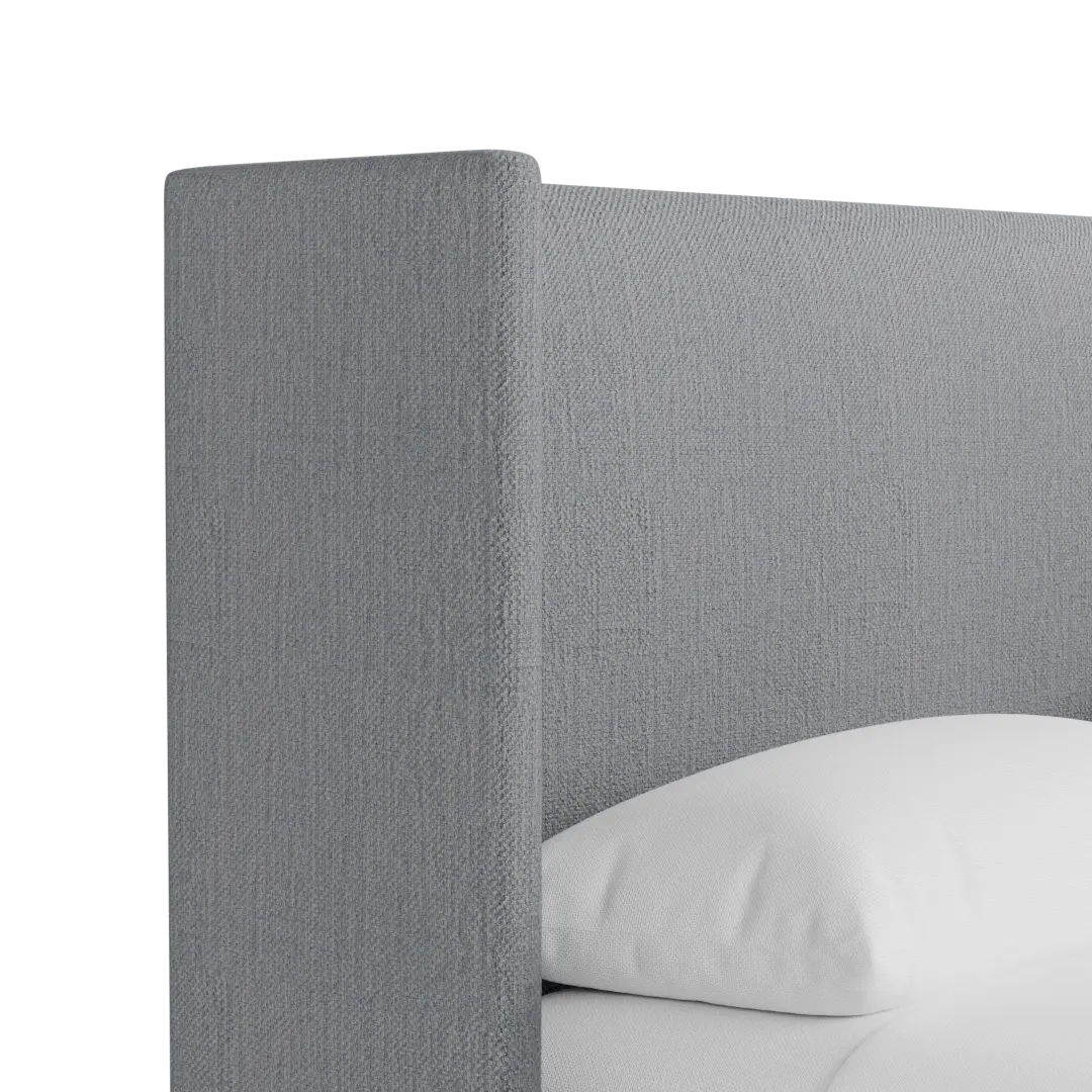 Captiva Revenue Gray 48" Upholstered Shelter Bed Captiva Revenue Gray 48" Upholstered Shelter Bed