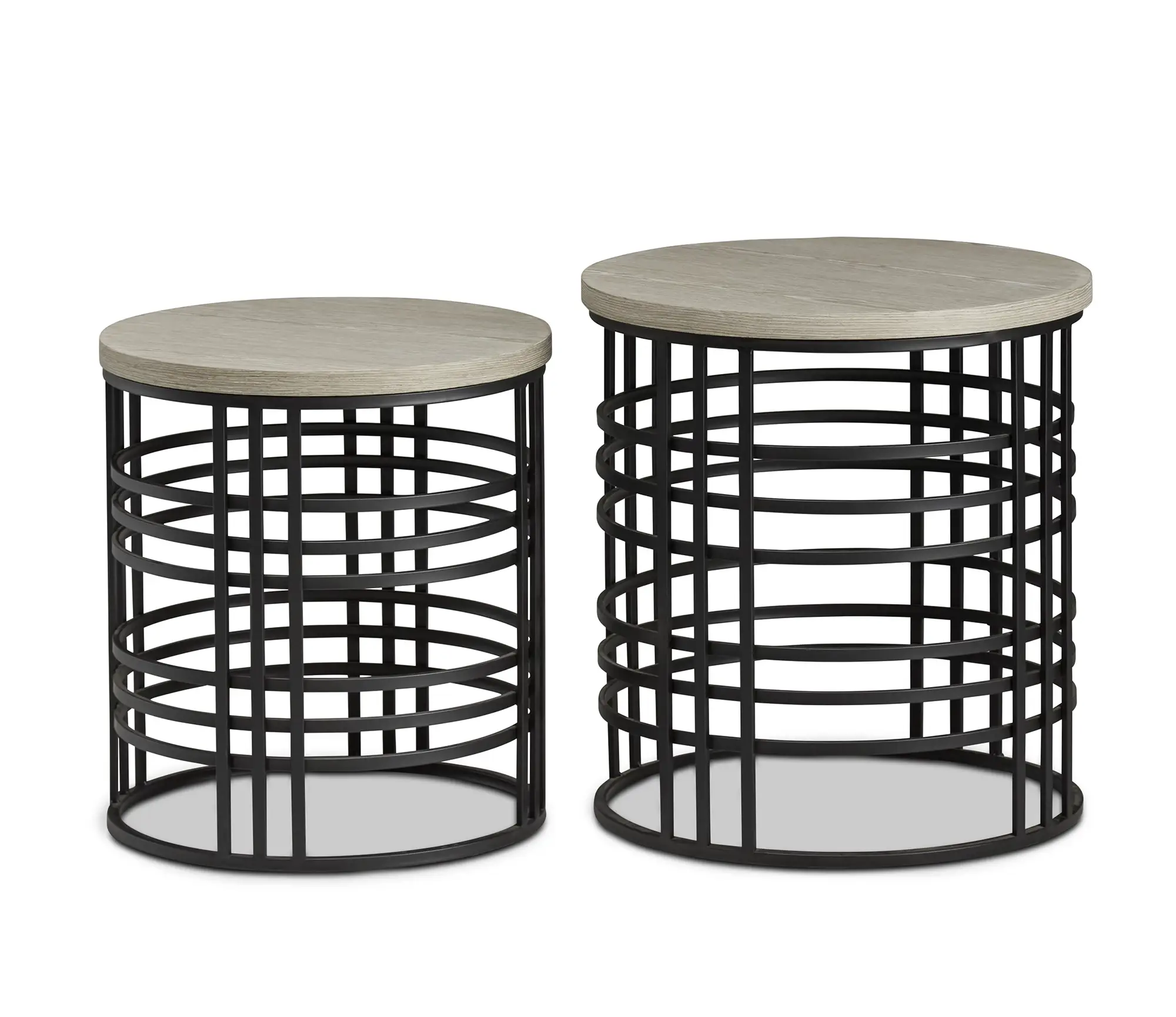 Carlin Metal Set Of 2 Nesting Tables Carlin Metal Set Of 2 Nesting Tables