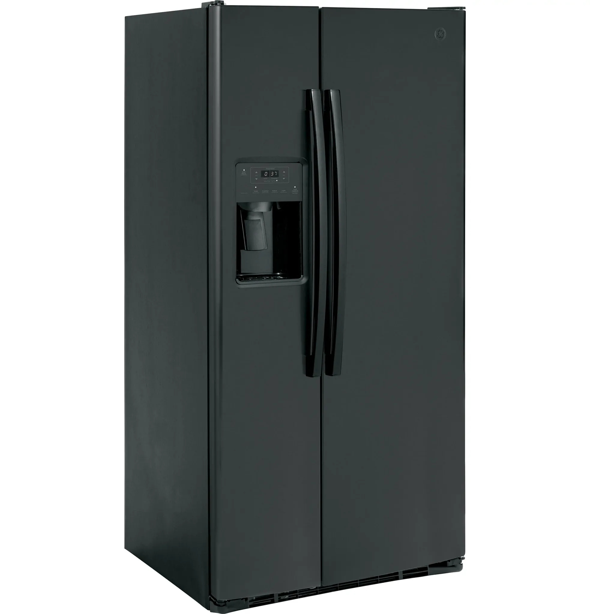 Ge Profile 23 Series Black Side By Side Refrigerator