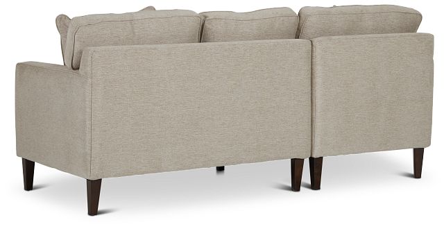 Archer Beige Fabric Left Chaise Sectional