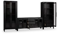 Alden Black 70" Entertainment Wall